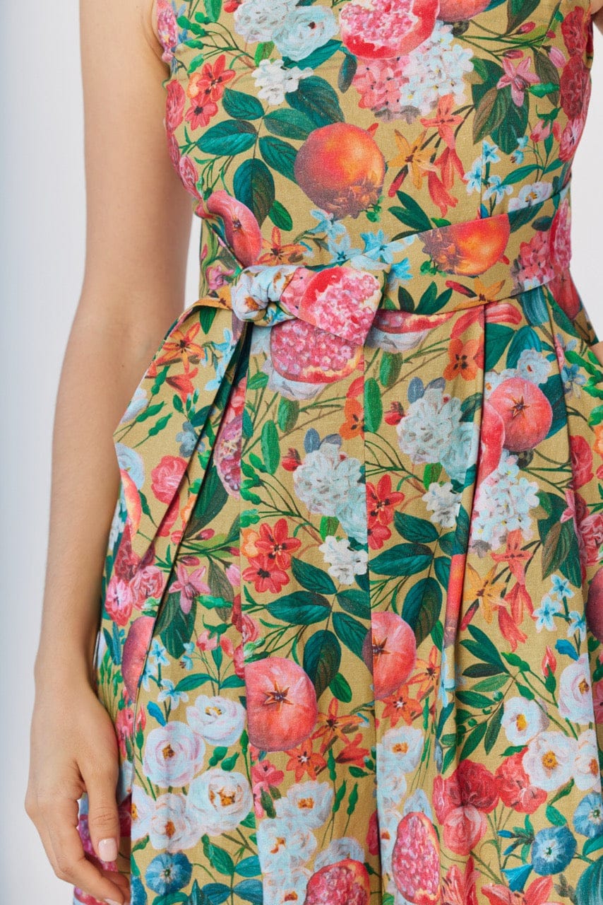 Kyoko Jumpsuit in Pom Floral Linen Cotton Jumpsuits CHRISTINE ALCALAY