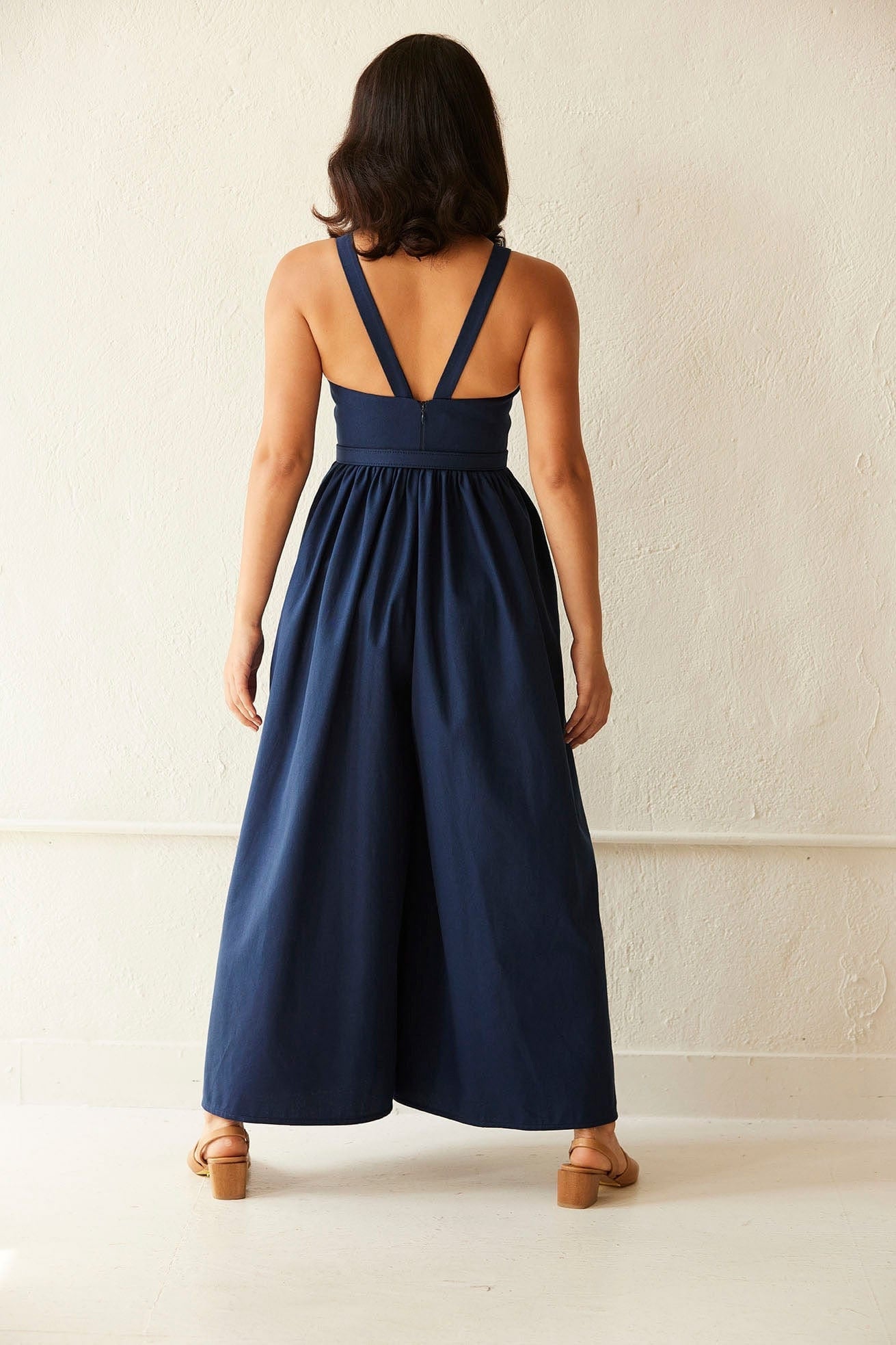 Quynh Jumpsuit in Cotton Twill - Midnight Jumpsuits CHRISTINE ALCALAY   