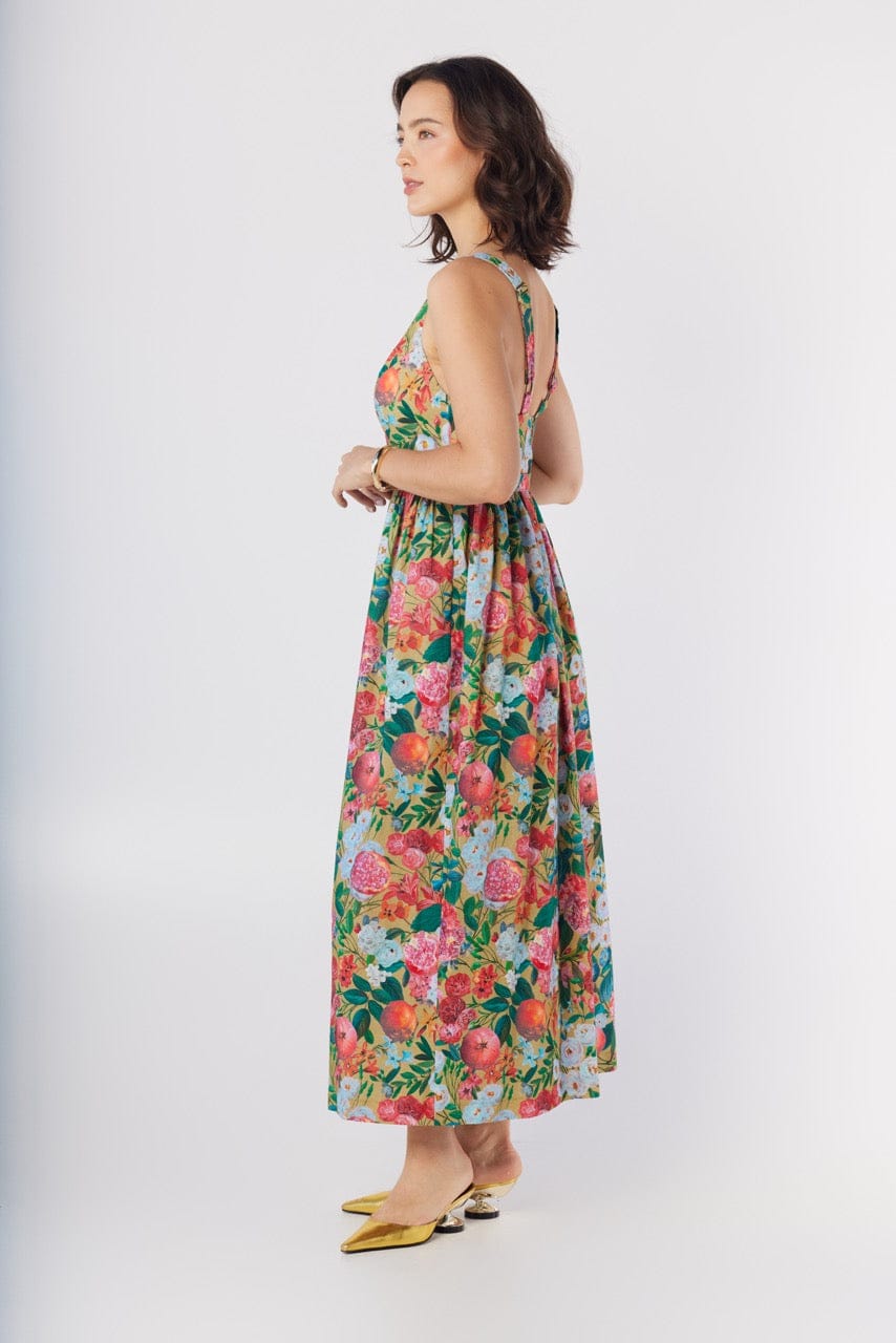 Quynh Jumpsuit in Pom Floral Linen Cotton Jumpsuits CHRISTINE ALCALAY