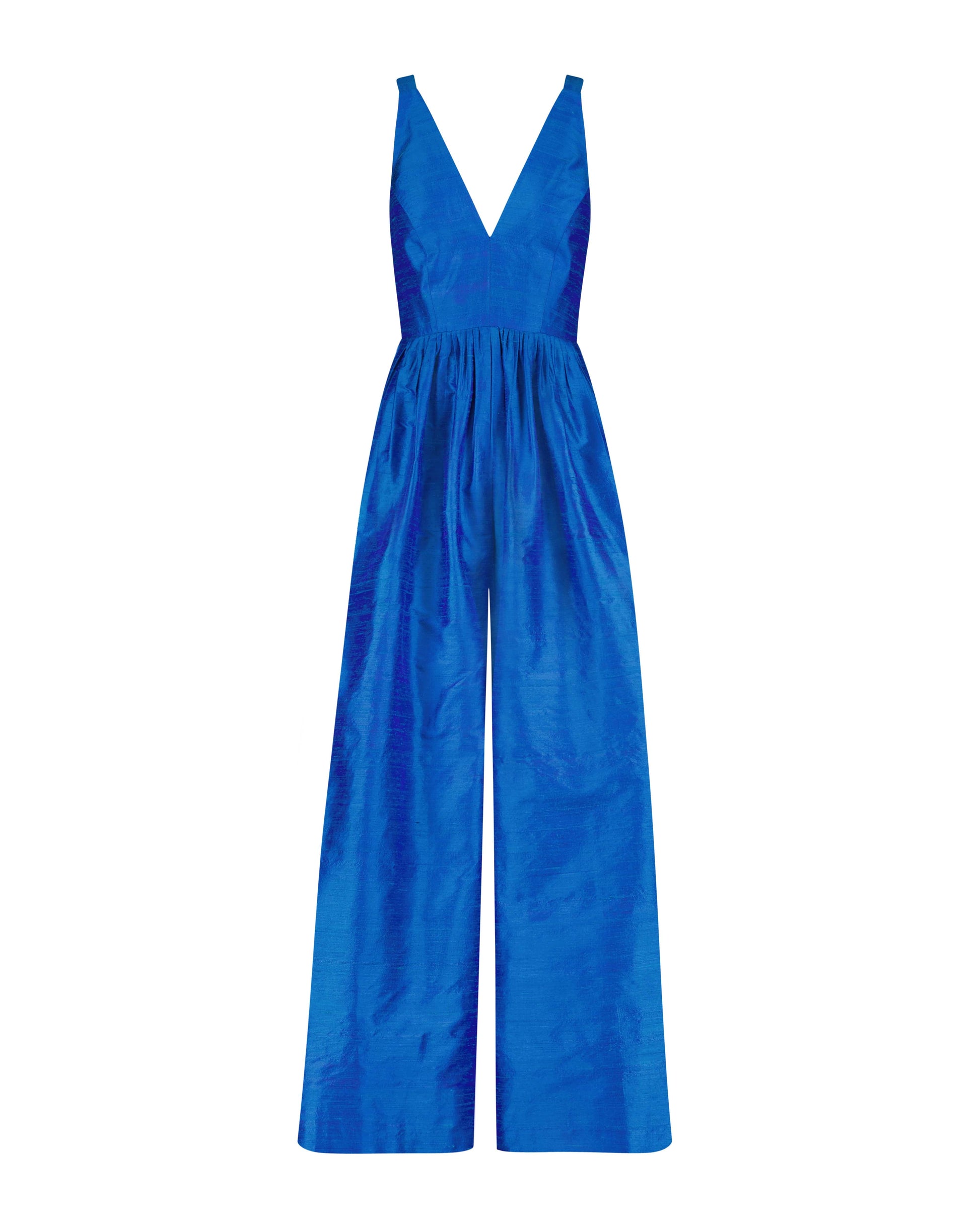 Quynh Jumpsuit in Silk Dupioni Jumpsuits CHRISTINE ALCALAY   