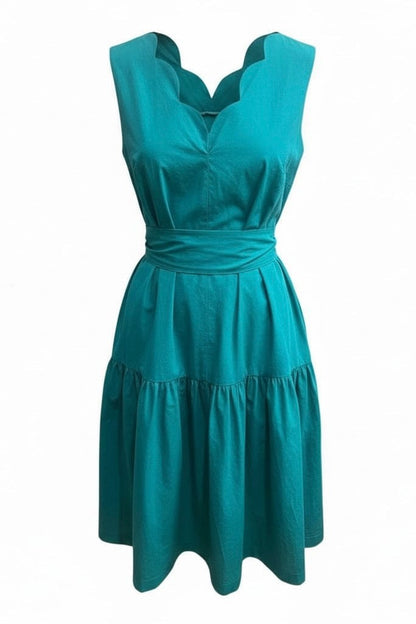 Ramona Jumpsuit in Malachite Green Cotton Jumpsuits CHRISTINE ALCALAY