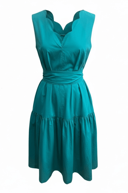 Ramona Jumpsuit in Malachite Green Cotton Jumpsuits CHRISTINE ALCALAY