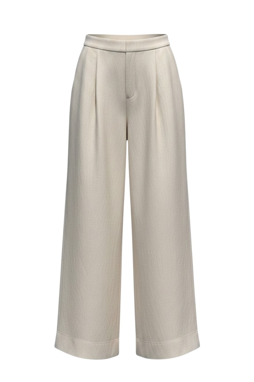 Katherine Wide Leg Pant in Linen Pants CHRISTINE ALCALAY