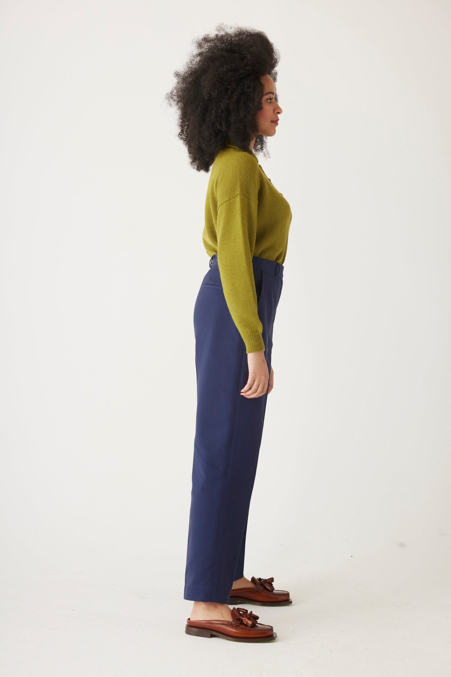 Piper Pant in Cotton Twill (Full Length) Pant CHRISTINE ALCALAY   