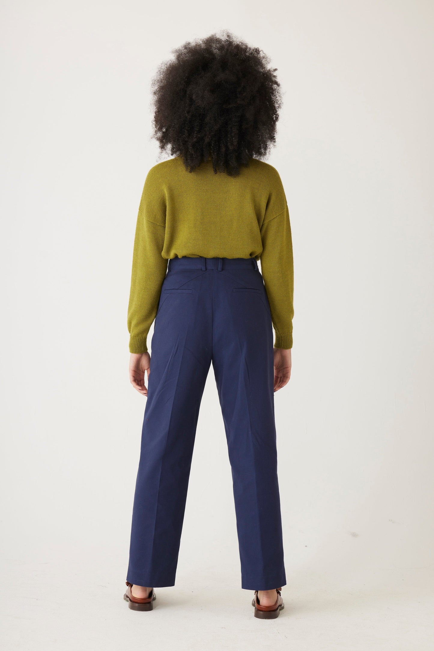 Piper Pant in Cotton Twill (Full Length) Pant CHRISTINE ALCALAY   