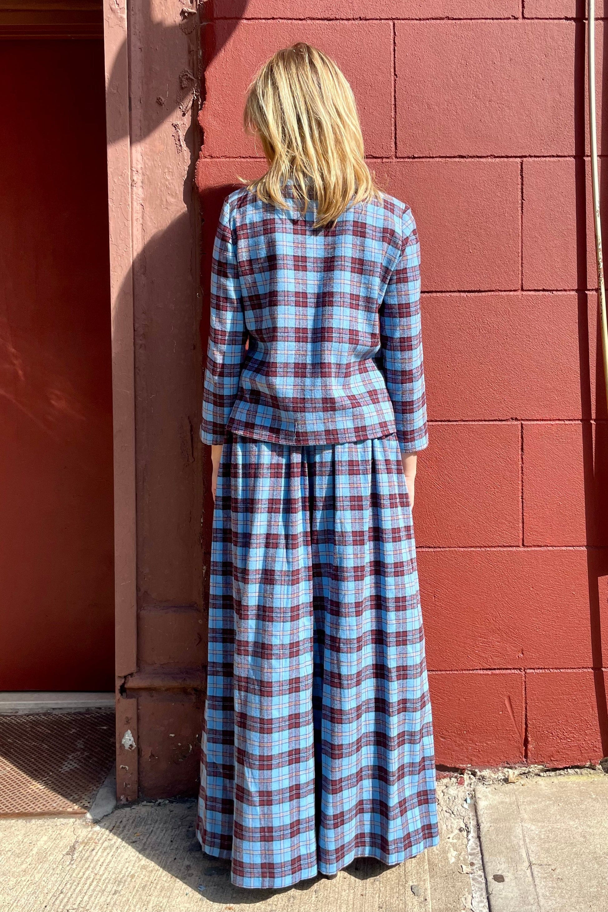 Gretchen Pant in Seaside Flannel Pant CHRISTINE ALCALAY   