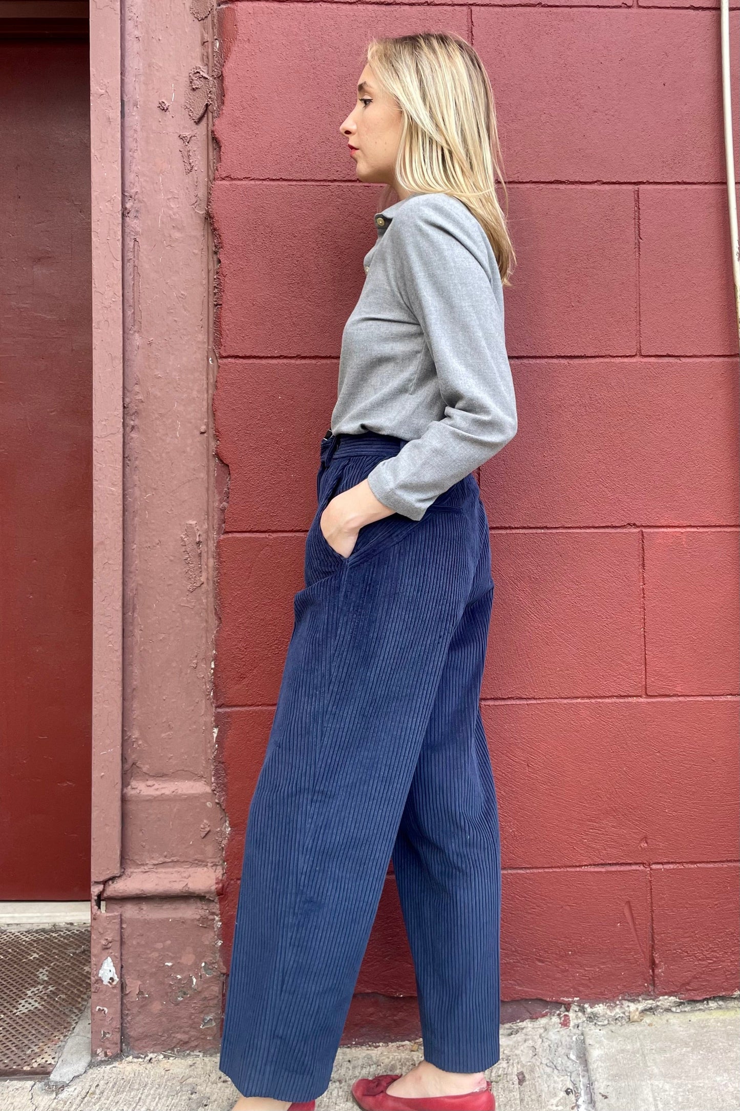 Piper Pant in Wide Wale Corduroy Pant CHRISTINE ALCALAY   