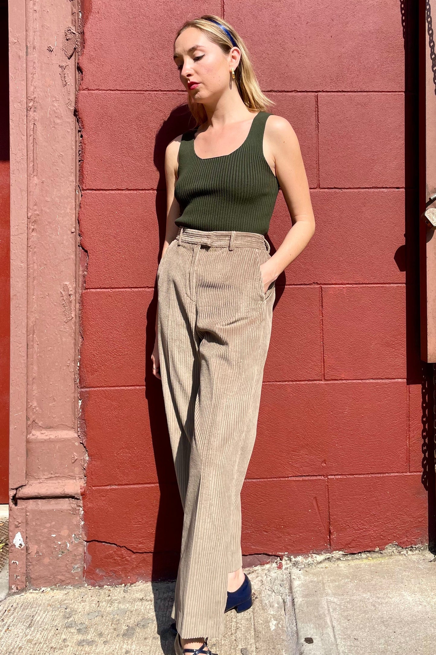 Piper Pant in Wide Wale Corduroy Pant CHRISTINE ALCALAY   