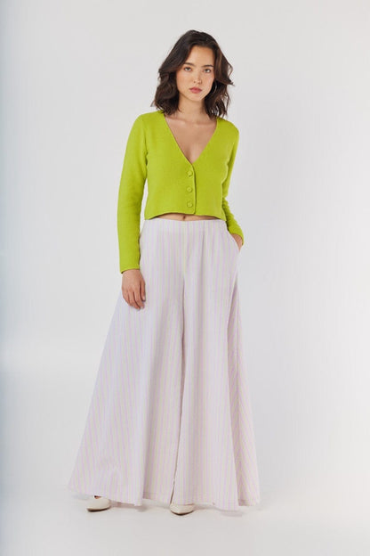 Angela Pants in Candy Stripe Seersucker Pants CHRISTINE ALCALAY