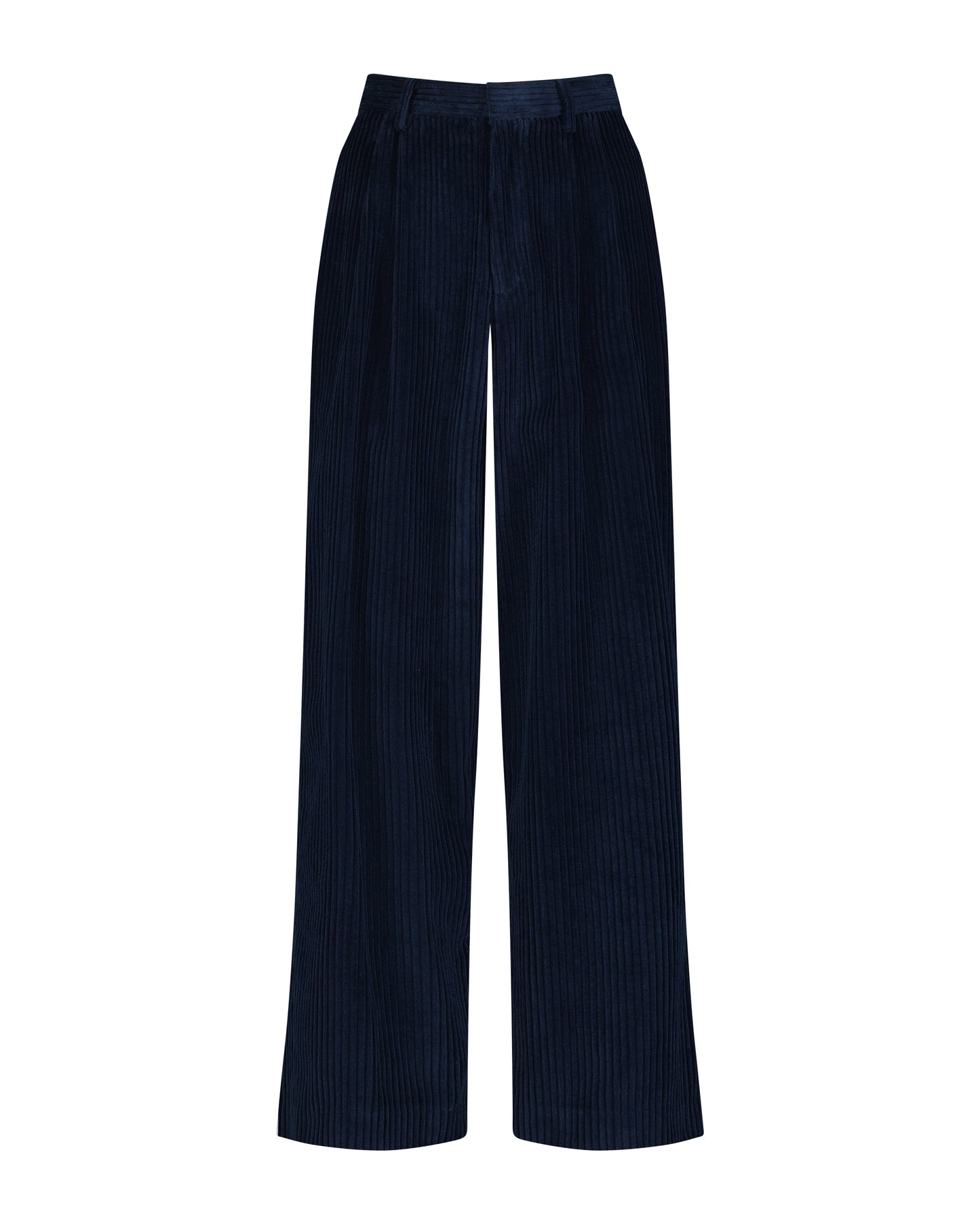 Charlize Pant in Corduroy - Navy Pants CHRISTINE ALCALAY   