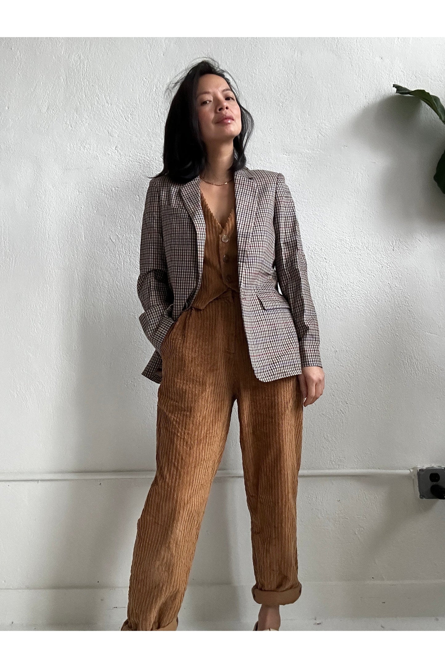 Marceaux Pant in Wide Corduroy Pants CHRISTINE ALCALAY   