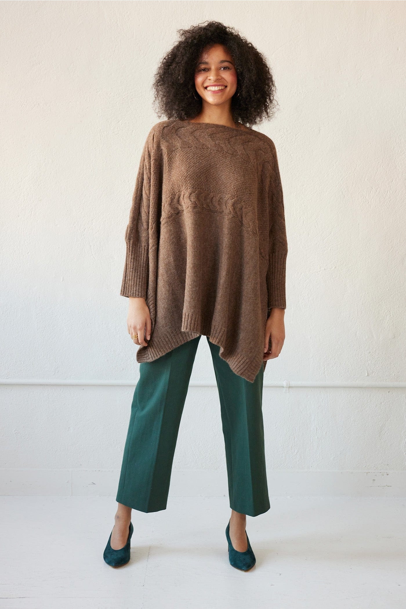Piper Pant in Cotton Twill Pants CHRISTINE ALCALAY Pine 0 