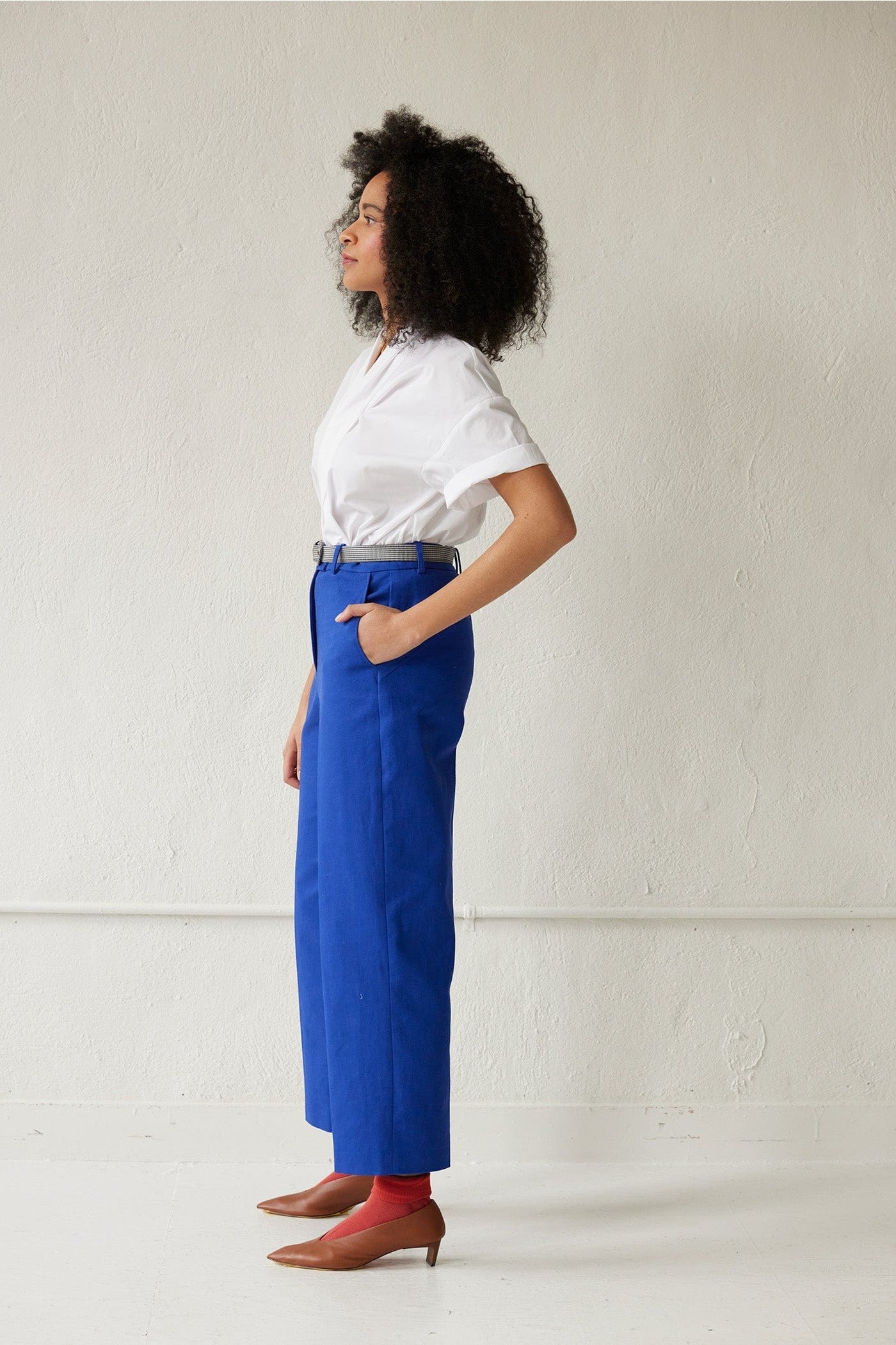 Piper Pant in Cotton Twill Pants CHRISTINE ALCALAY   