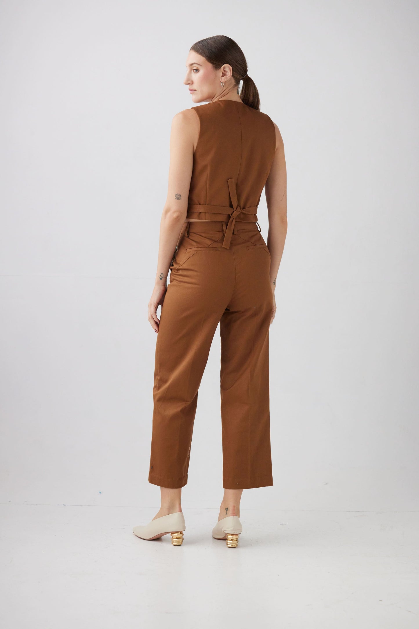 Piper Pant in Cotton Twill Pants CHRISTINE ALCALAY   