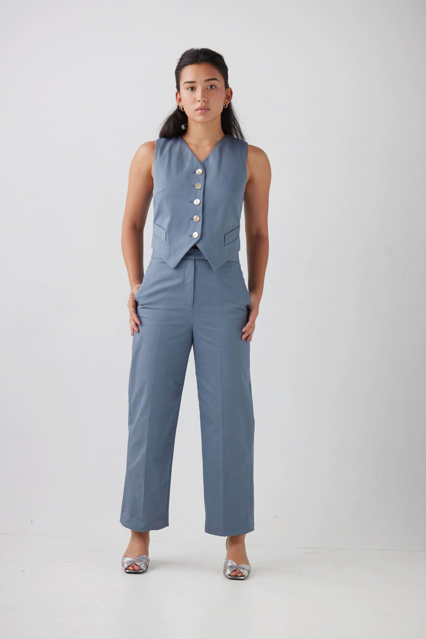 Piper Pant in Cotton Twill Pants CHRISTINE ALCALAY   