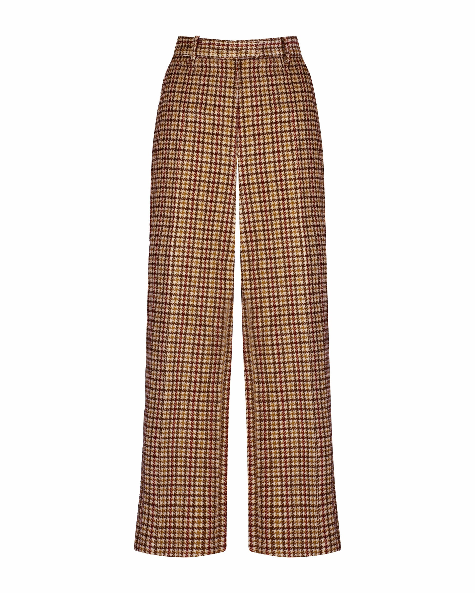 Piper Pant in in Italian Houndstooth Corduroy Pants CHRISTINE ALCALAY   