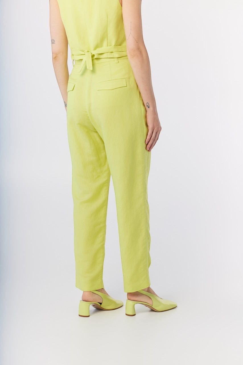 Sophia Tapered Pant in Linen Pants CHRISTINE ALCALAY