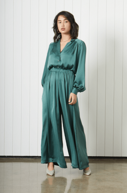 Rose Blouse in Japanese Charmeuse Tops CHRISTINE ALCALAY