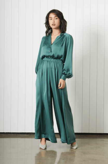 Rose Blouse in Japanese Charmeuse Tops CHRISTINE ALCALAY