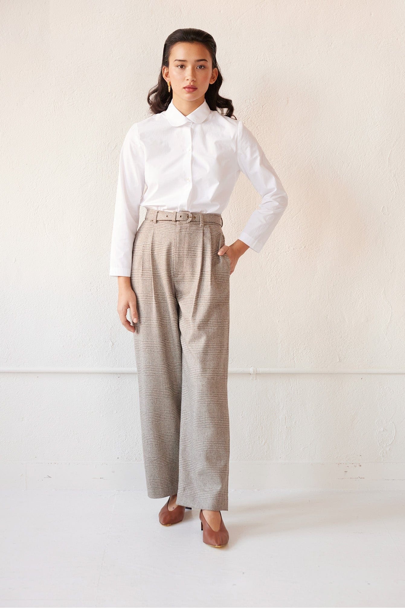 SAMPLE FW23 - Charlize Pant in Wool Samples CHRISTINE ALCALAY   