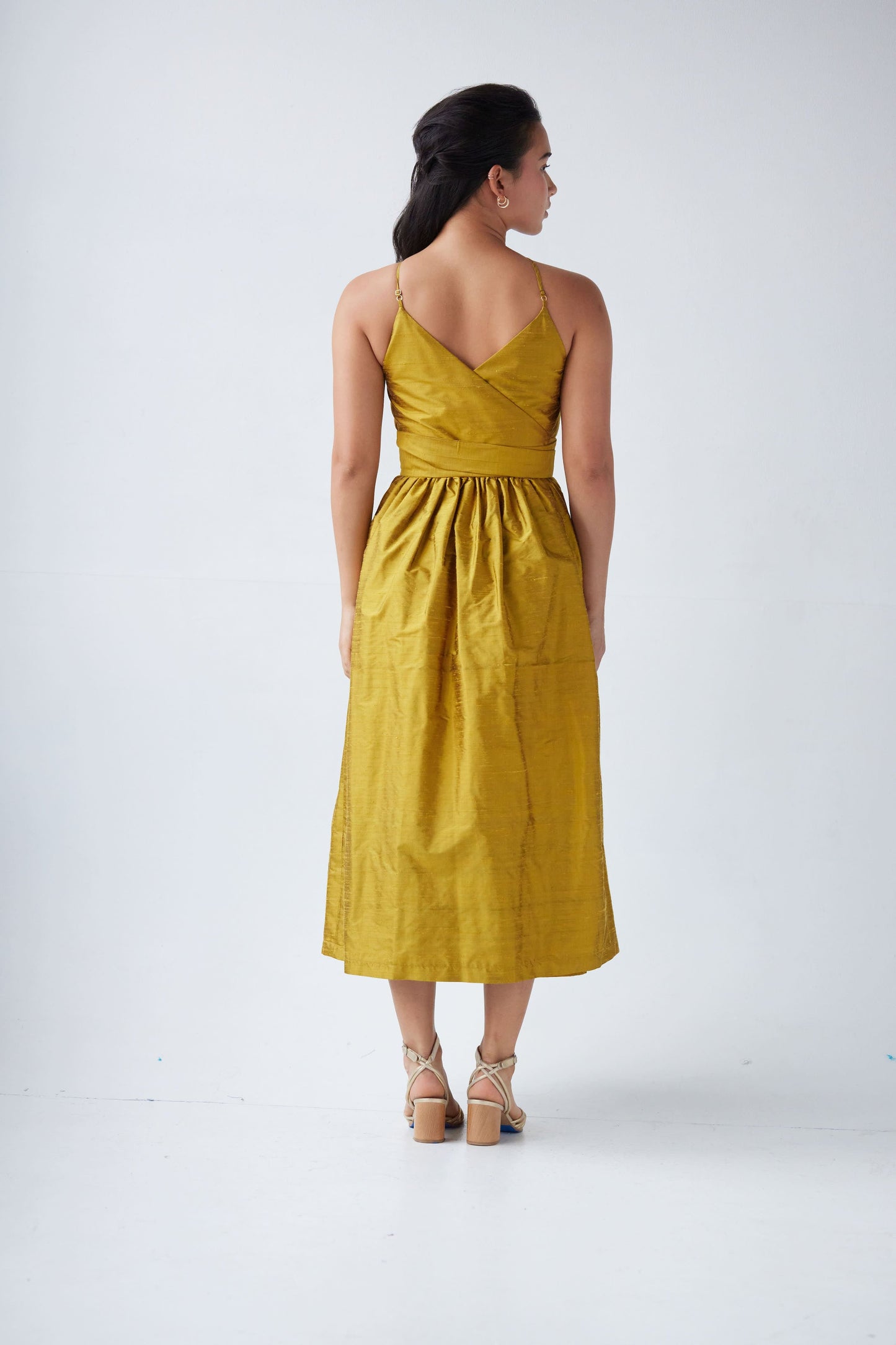 SAMPLE SS24 - Mari Dress in Silk Dupioni Samples CHRISTINE ALCALAY   