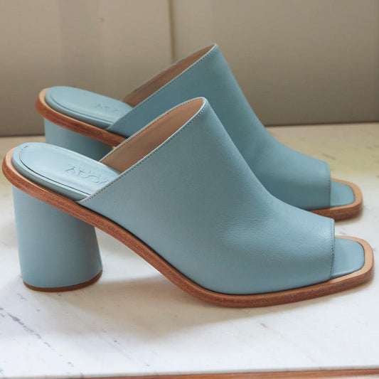 SAMPLE SS25 - Masha Mule Heel in Sky Shoes CHRISTINE ALCALAY Sky 37.5 