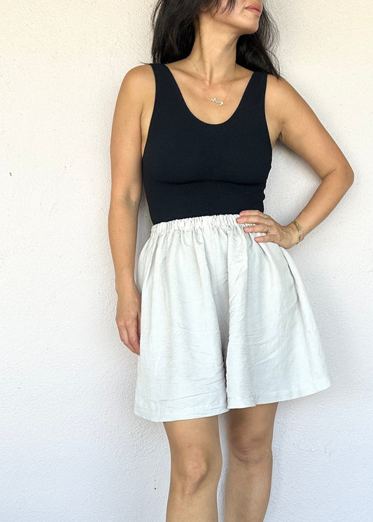 Gigi Shorts in Linen Blend Shorts CHRISTINE ALCALAY   