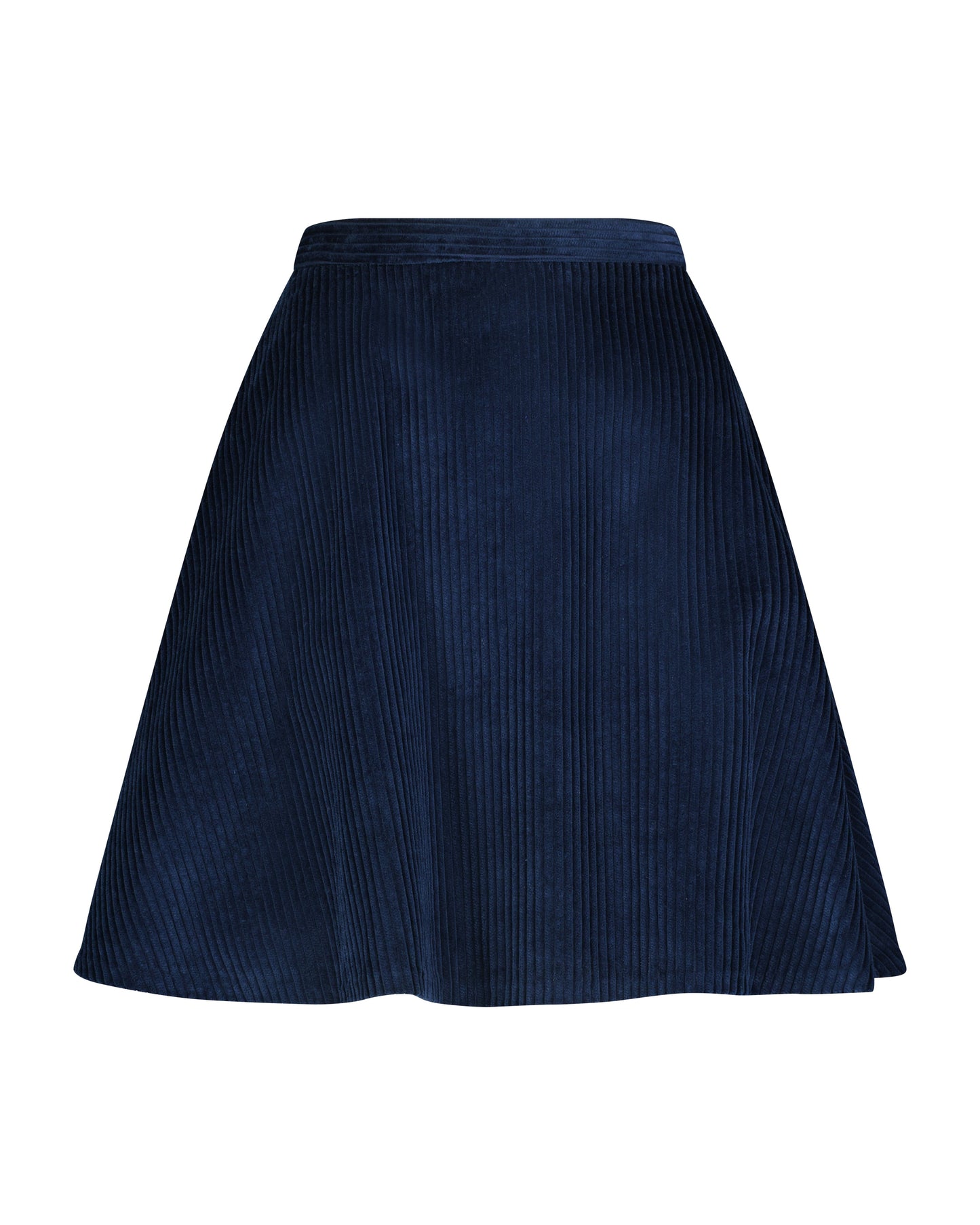 Velma Skirt in Corduroy Skirts CHRISTINE ALCALAY Navy Corduroy 0 