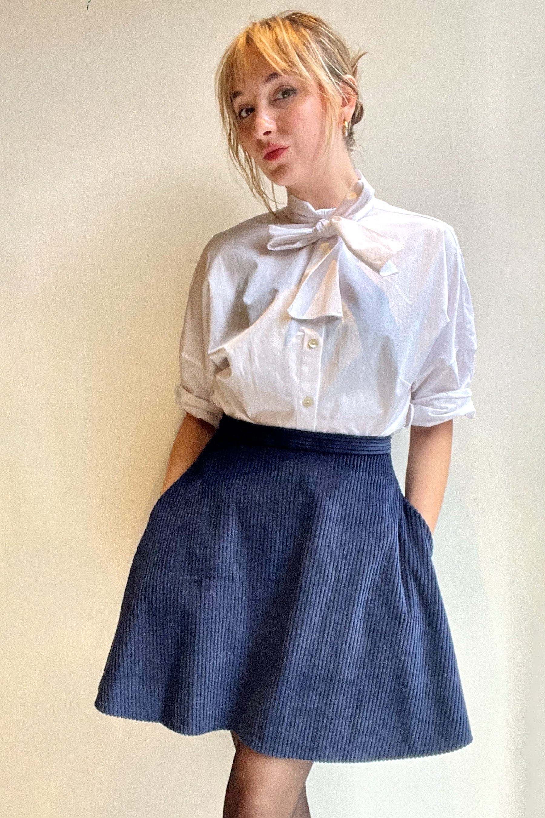 High waisted pleated outlet skirt velma