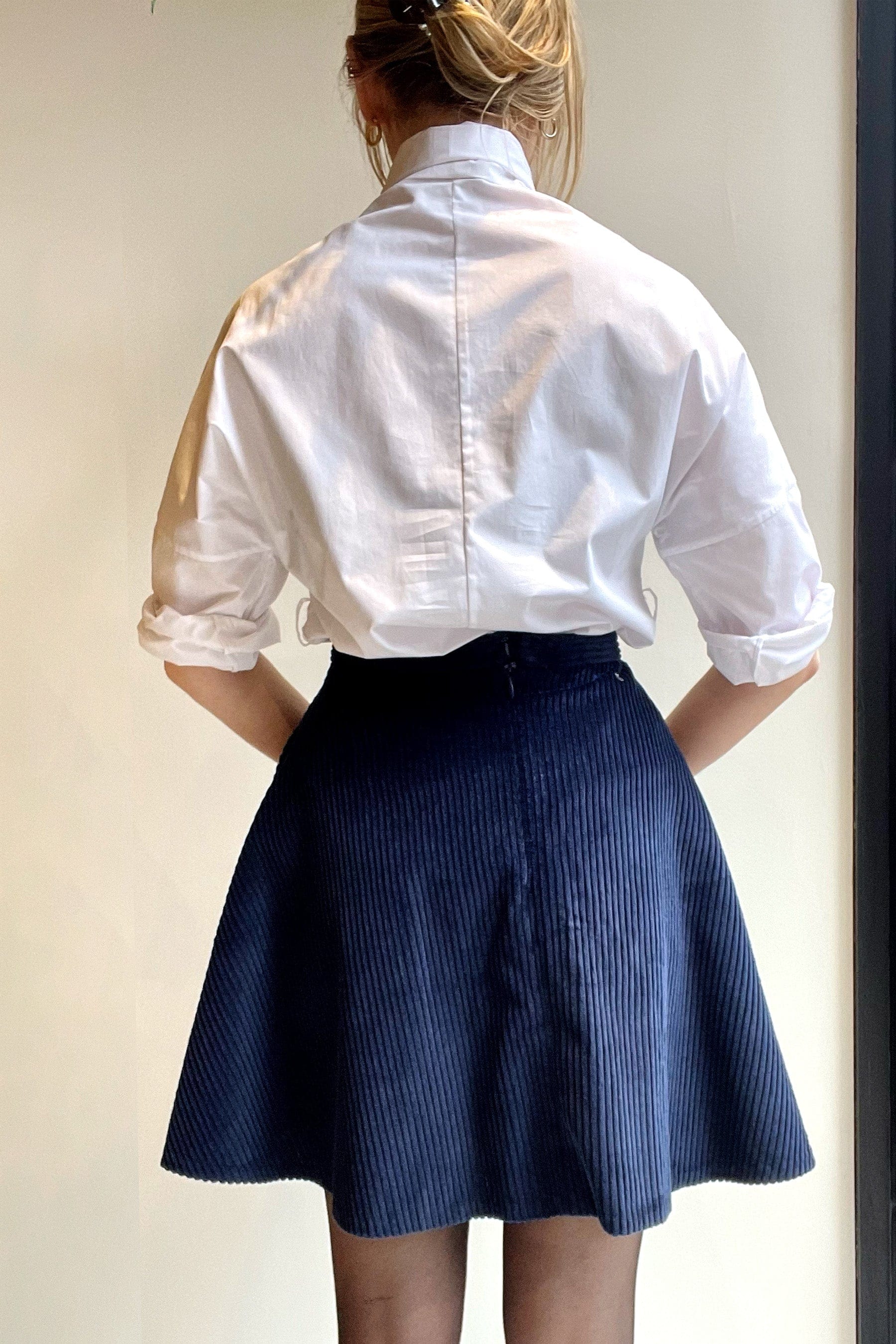 High waisted pleated skirt velma best sale