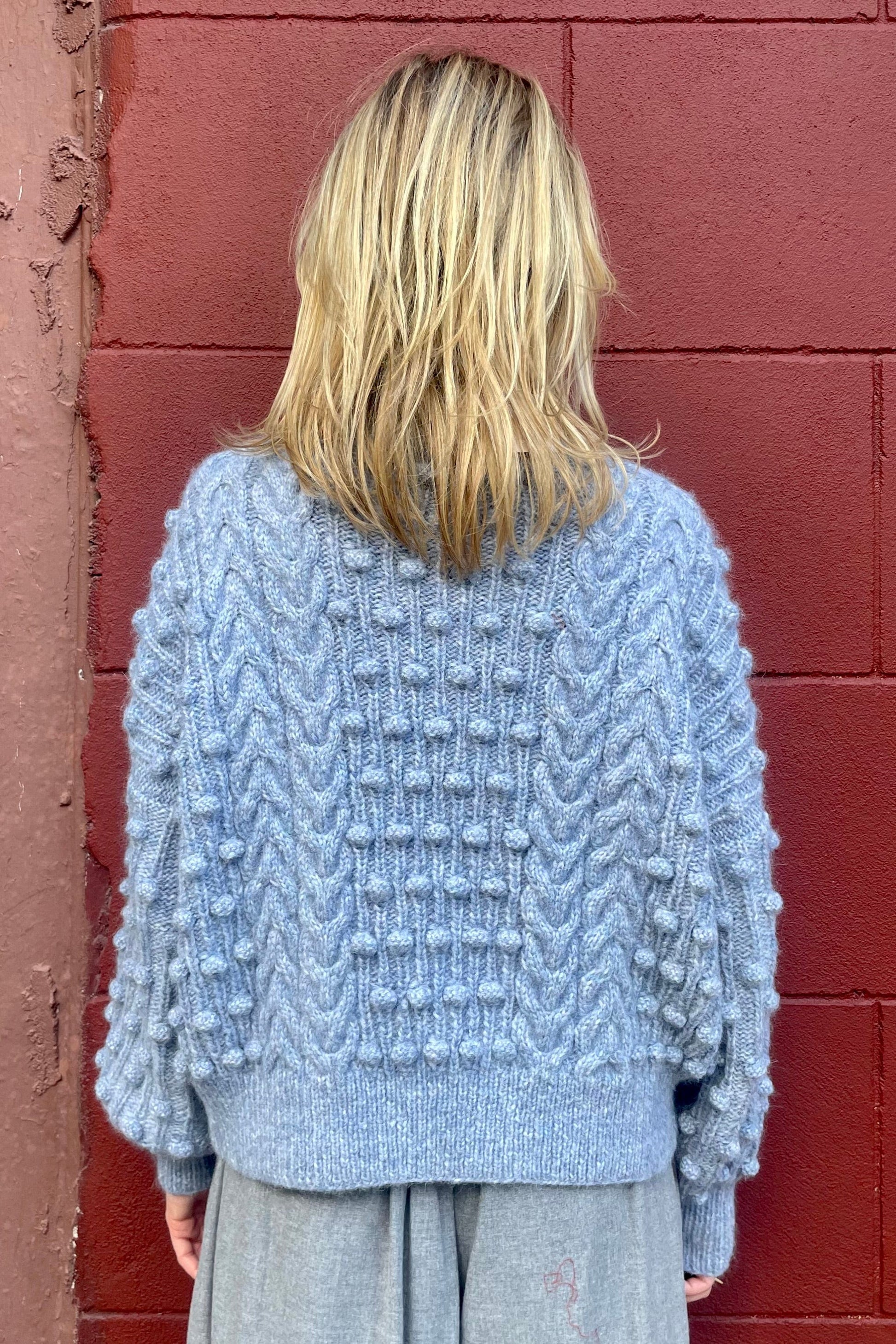 Bobbie Popcorn Sweater in Alpaca Sweater CHRISTINE ALCALAY   