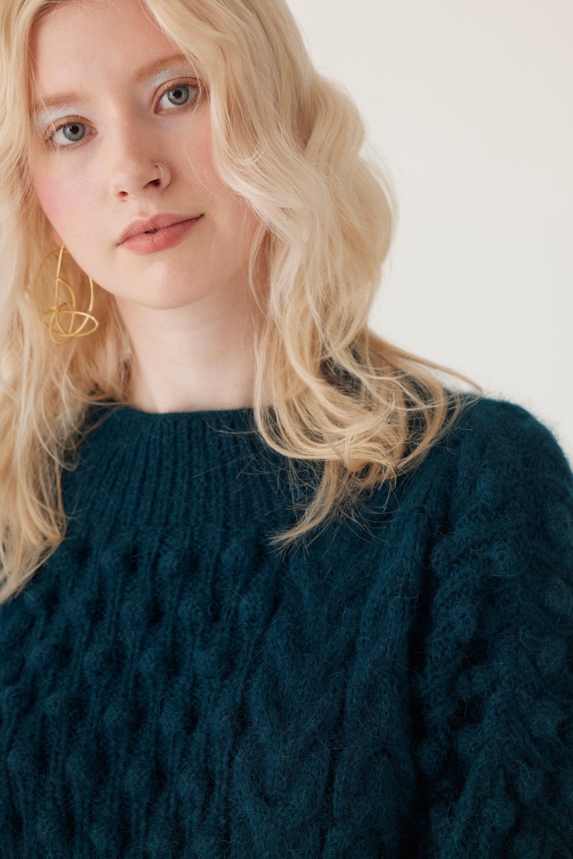 Bobbie Popcorn Sweater in Alpaca Sweater CHRISTINE ALCALAY   