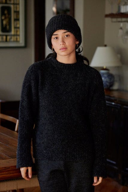 Teddy Sweater in  Alpaca Boucle Sweater CHRISTINE ALCALAY Graphite ONE SIZE 