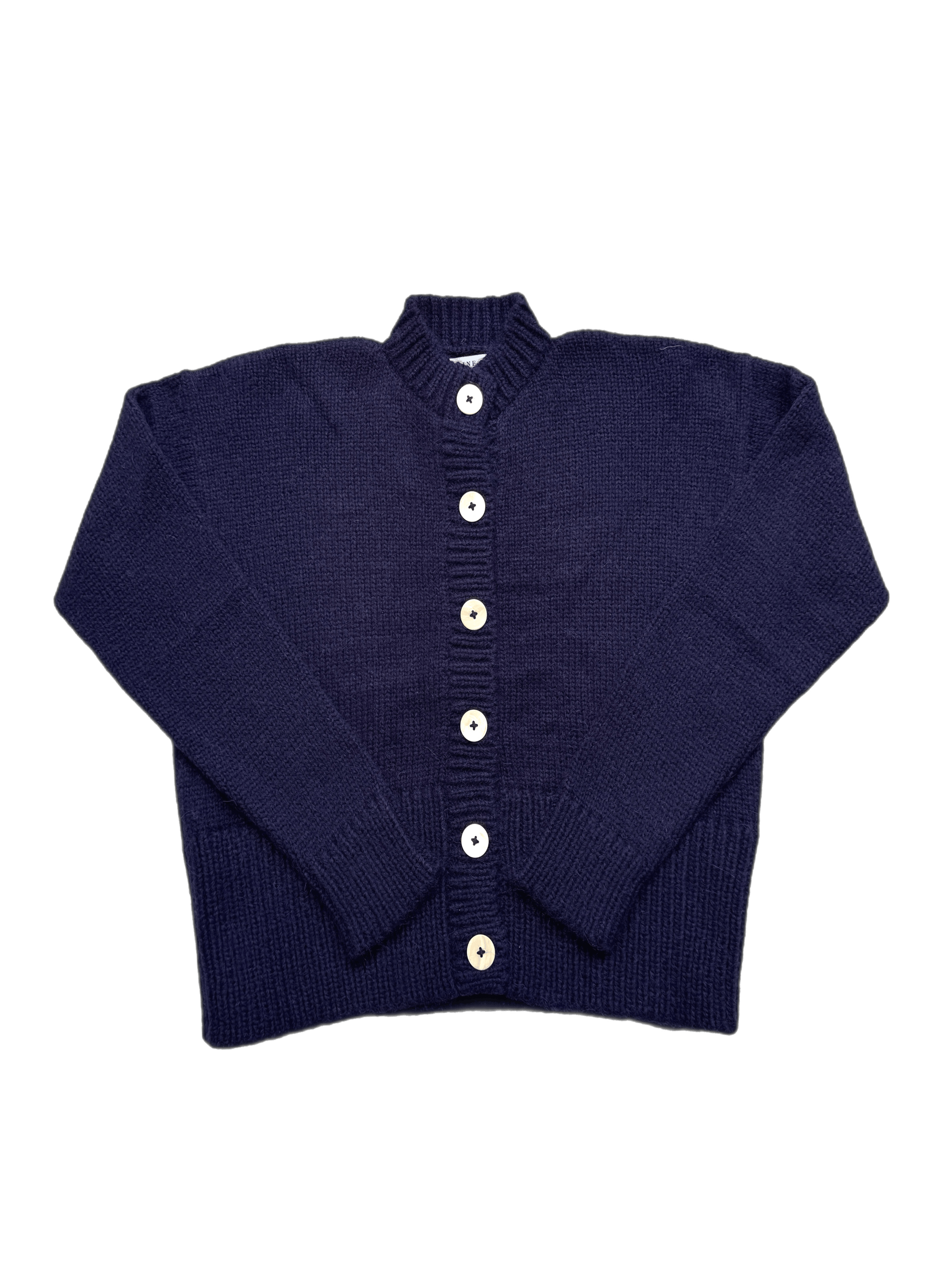 Petra Cardigan in Alpaca Blend Sweater CHRISTINE ALCALAY Midnight Blue One Size 