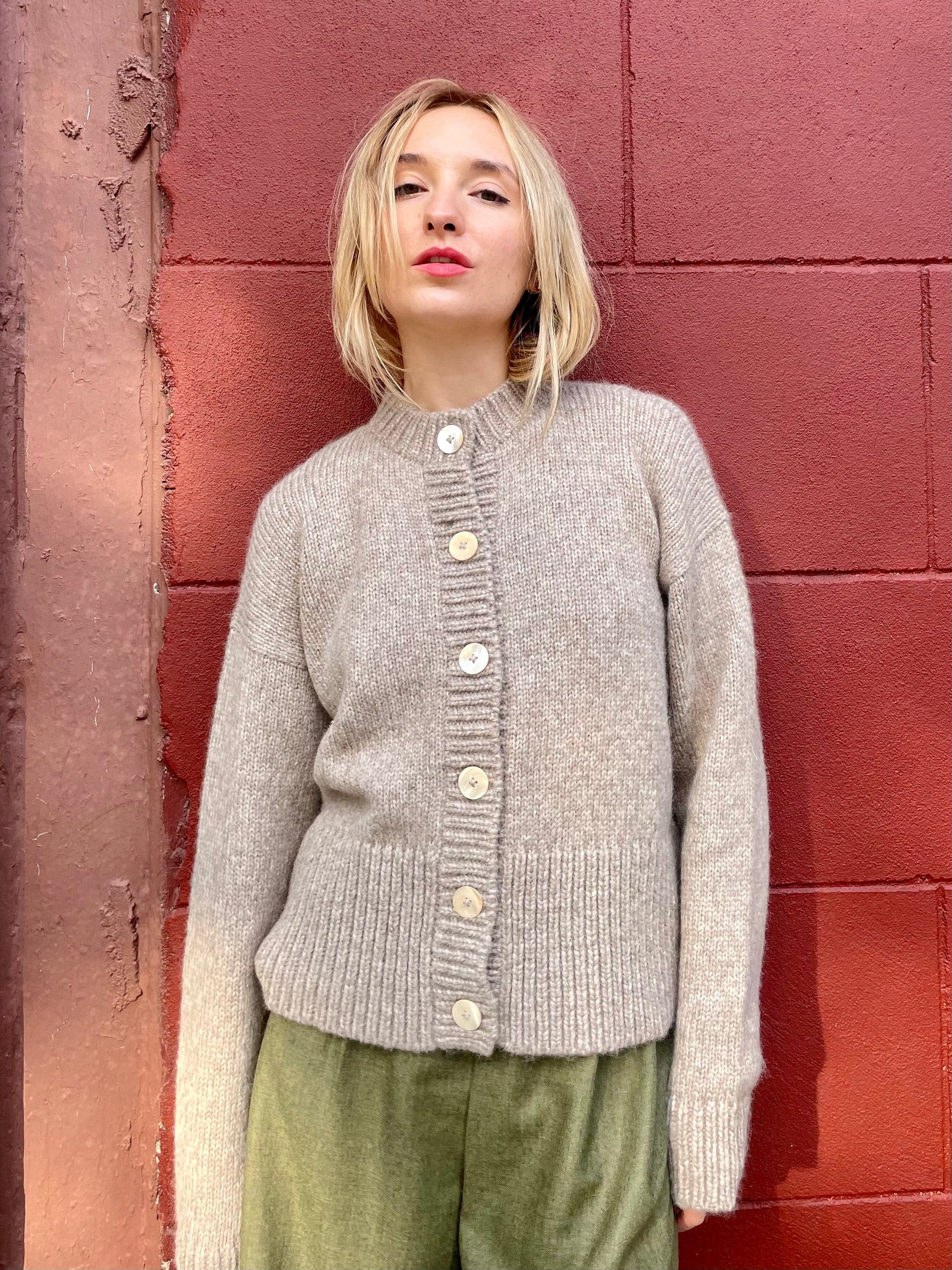 Petra Cardigan in Alpaca Blend Sweater CHRISTINE ALCALAY   