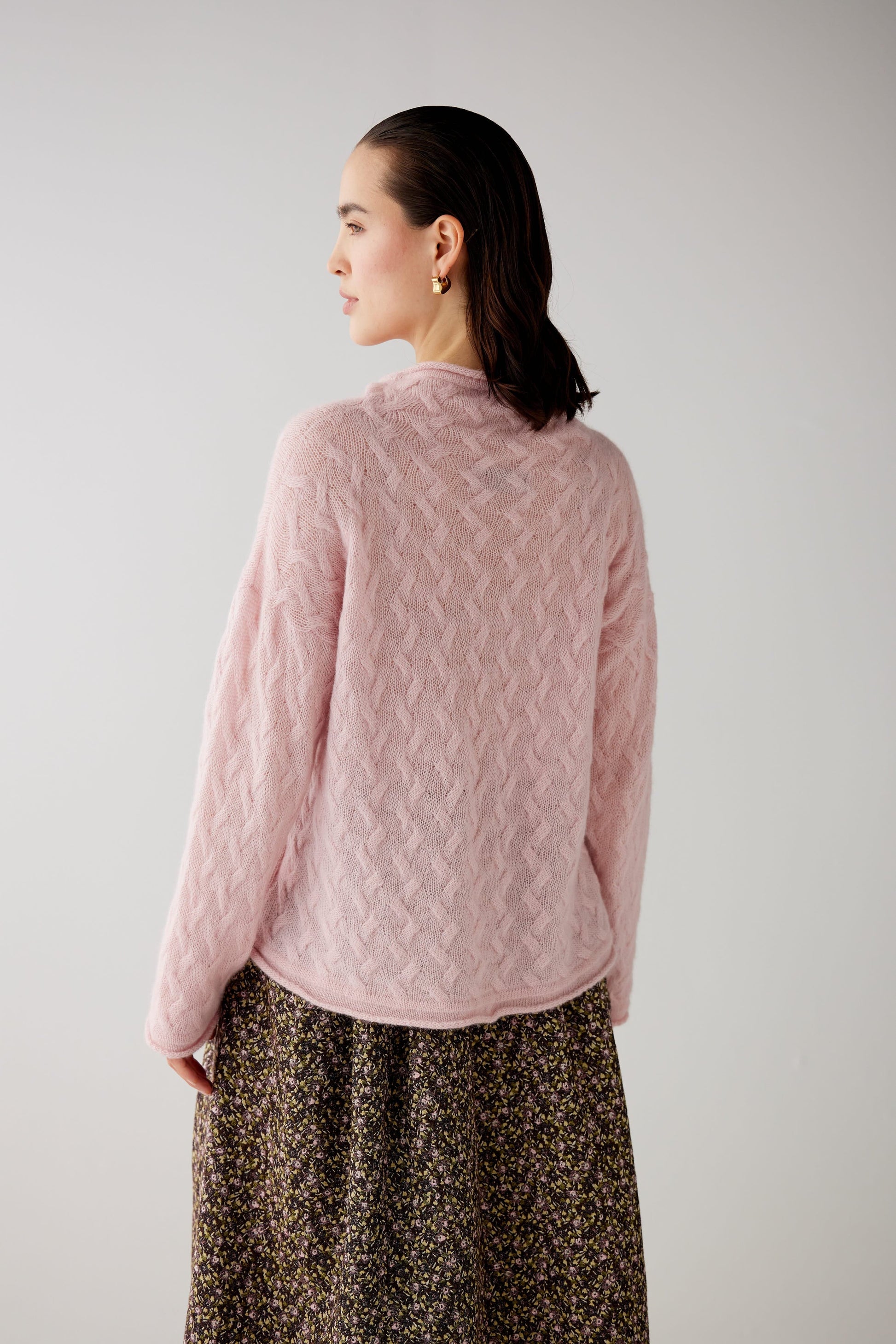 SAMPLE FW25 - Bianca Cable Sweater Samples CHRISTINE ALCALAY