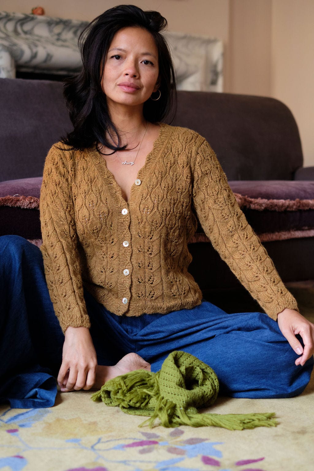 Emma Sweater in Baby Alpaca Wool Sweaters CHRISTINE ALCALAY