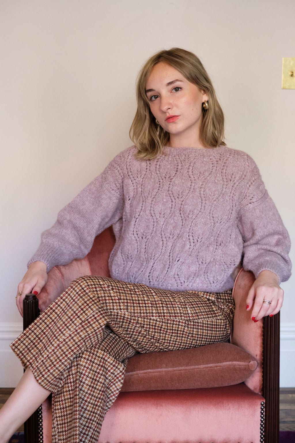 Mildred Sweater in Alpaca Blend Sweaters CHRISTINE ALCALAY   