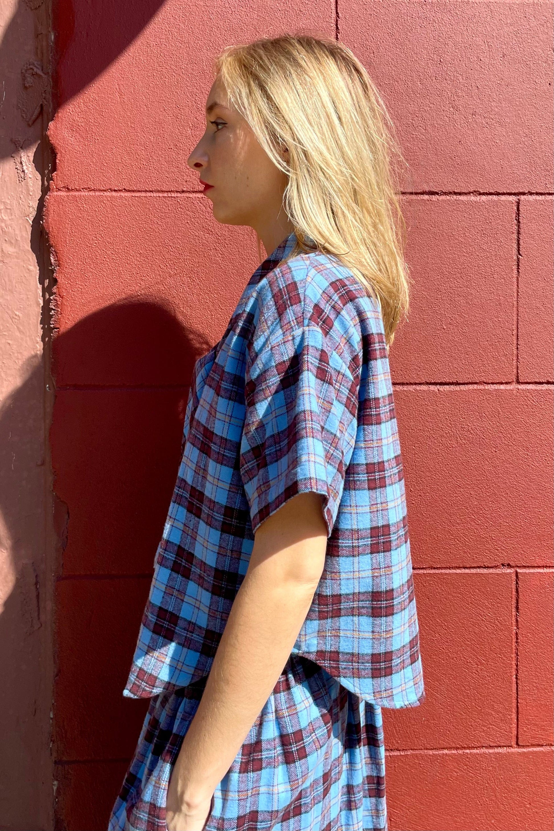 Betty Blouse in Seaside Flannel Tops CHRISTINE ALCALAY   