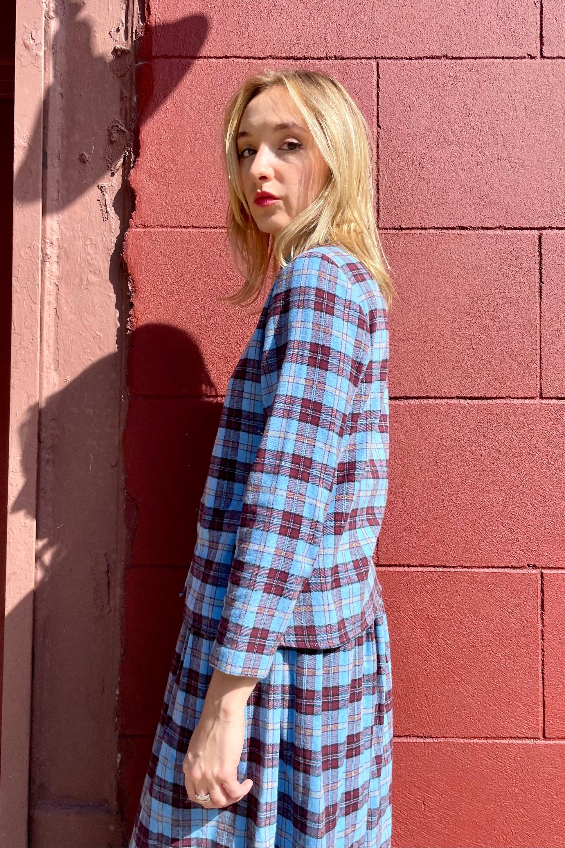 Binty Blouse in Seaside Flannel Tops CHRISTINE ALCALAY   