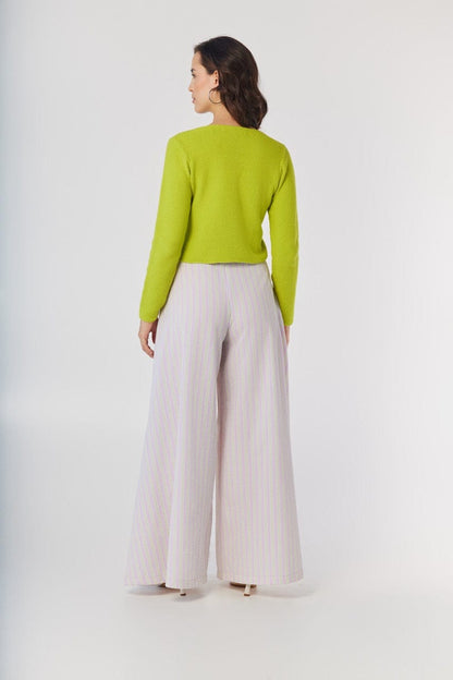 Lolita Cardigan in Lemongrass Pima Cotton Tops CHRISTINE ALCALAY