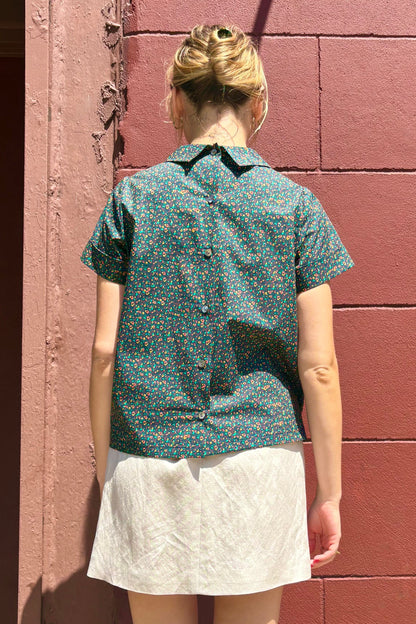 Wendy Blouse in Formica Print Cotton Tops CHRISTINE ALCALAY