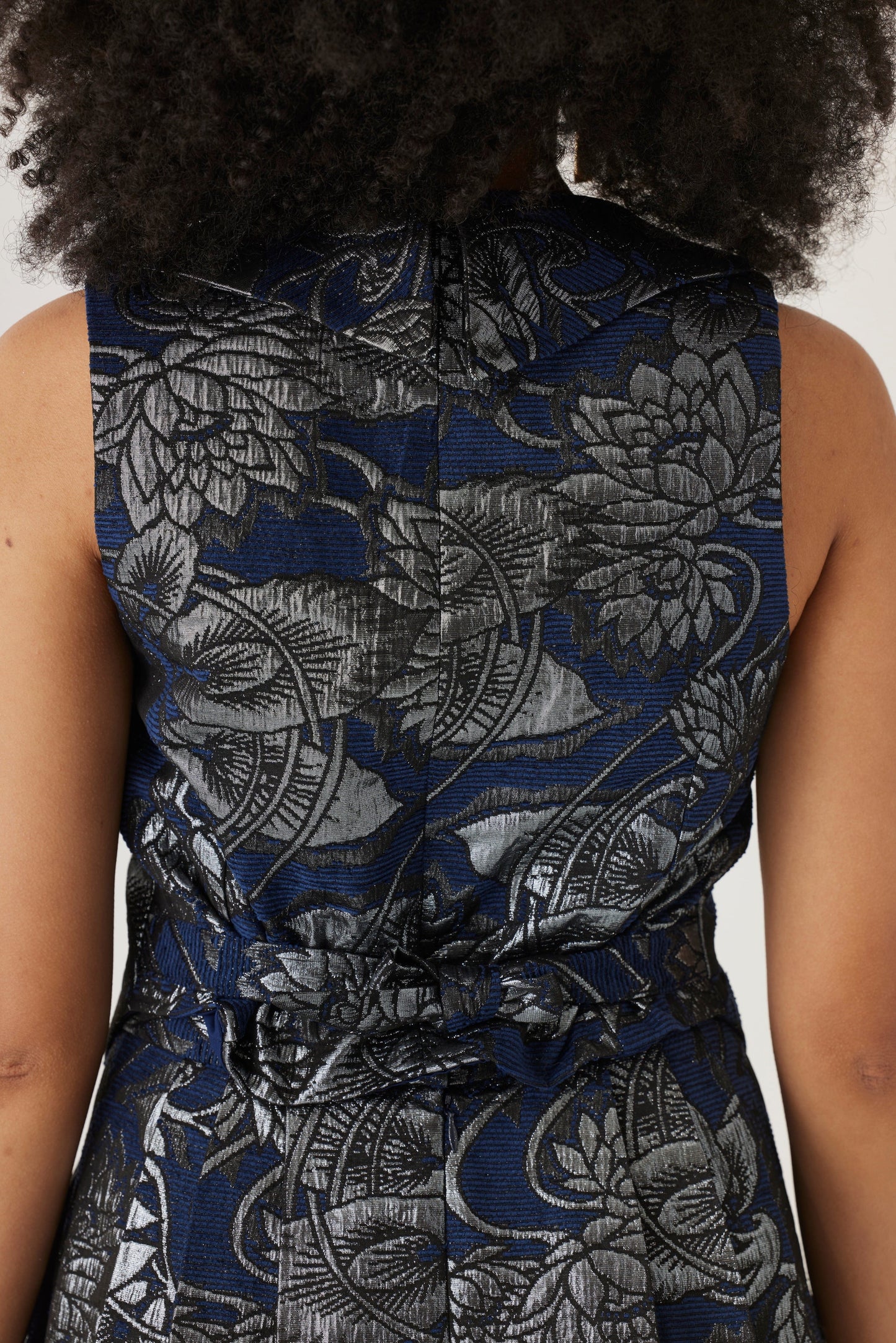 Audrey Collared Vest in Brocade Vest CHRISTINE ALCALAY   