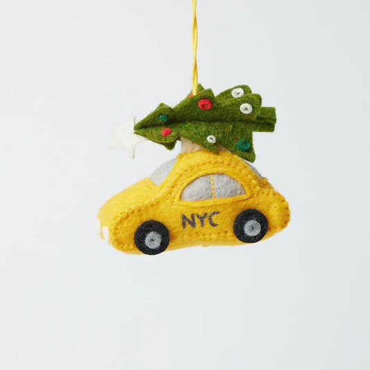 Holiday Taxi Ornament Craftspring