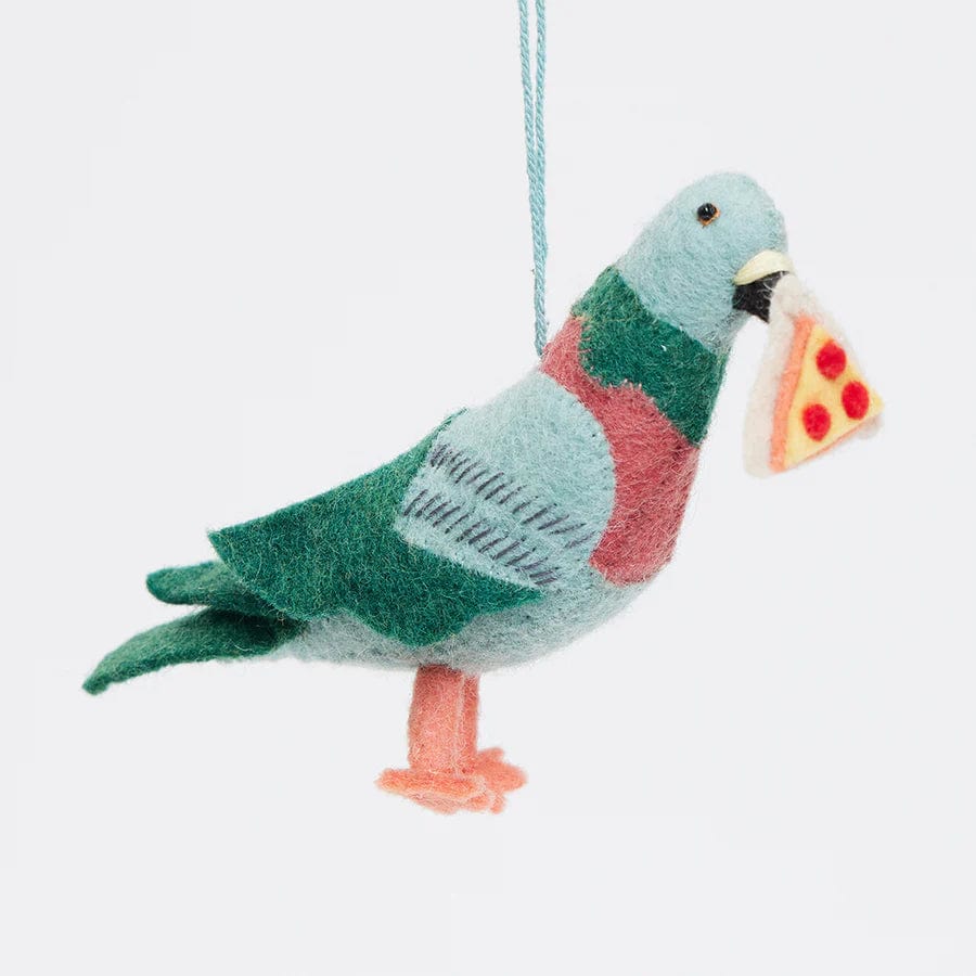 Hungry Urban Pizza Pigeon Ornament Home Craftspring