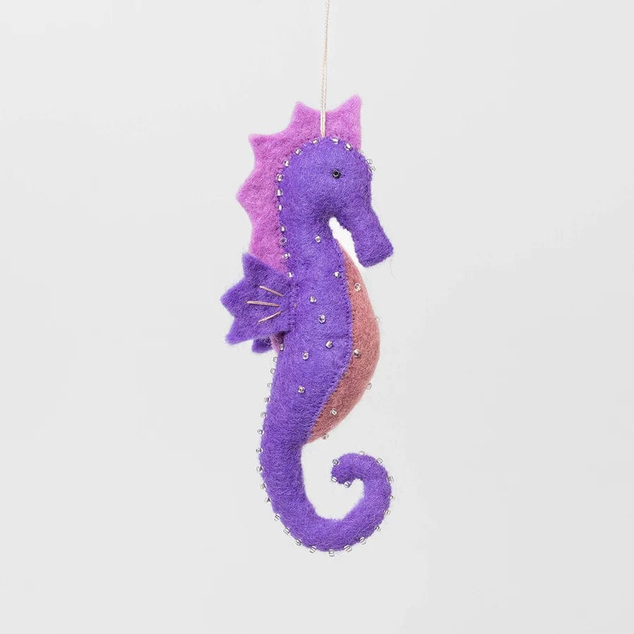 Purple Seahorse Ornament Home Craftspring