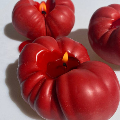 Heirloom Tomato Candles - Red Candles Scandles