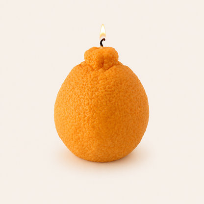 Large Dekopon Orange Candle Candles Scandles