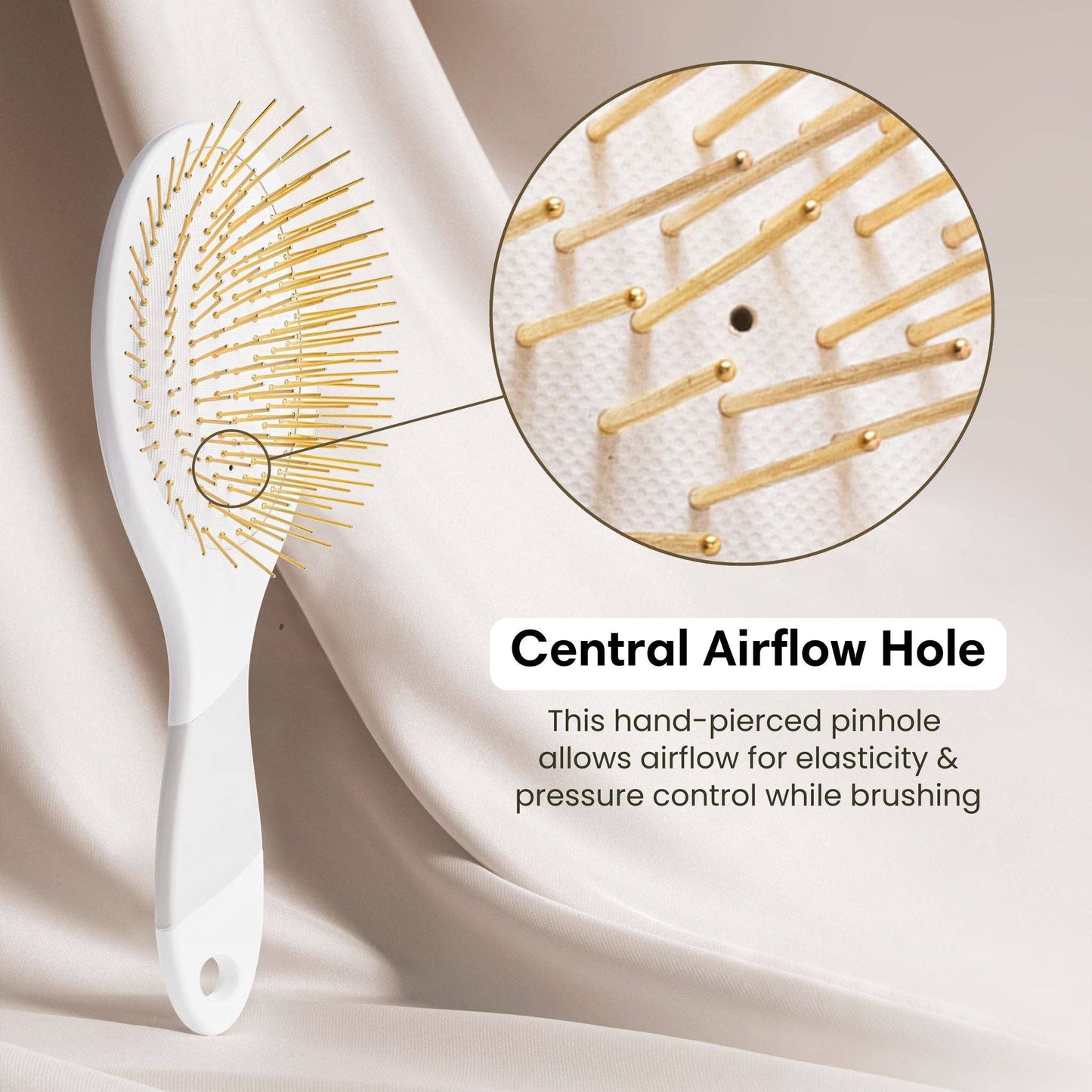 Gua Sha Hair & Scalp Brush: Black Edition Snow Fox Skincare