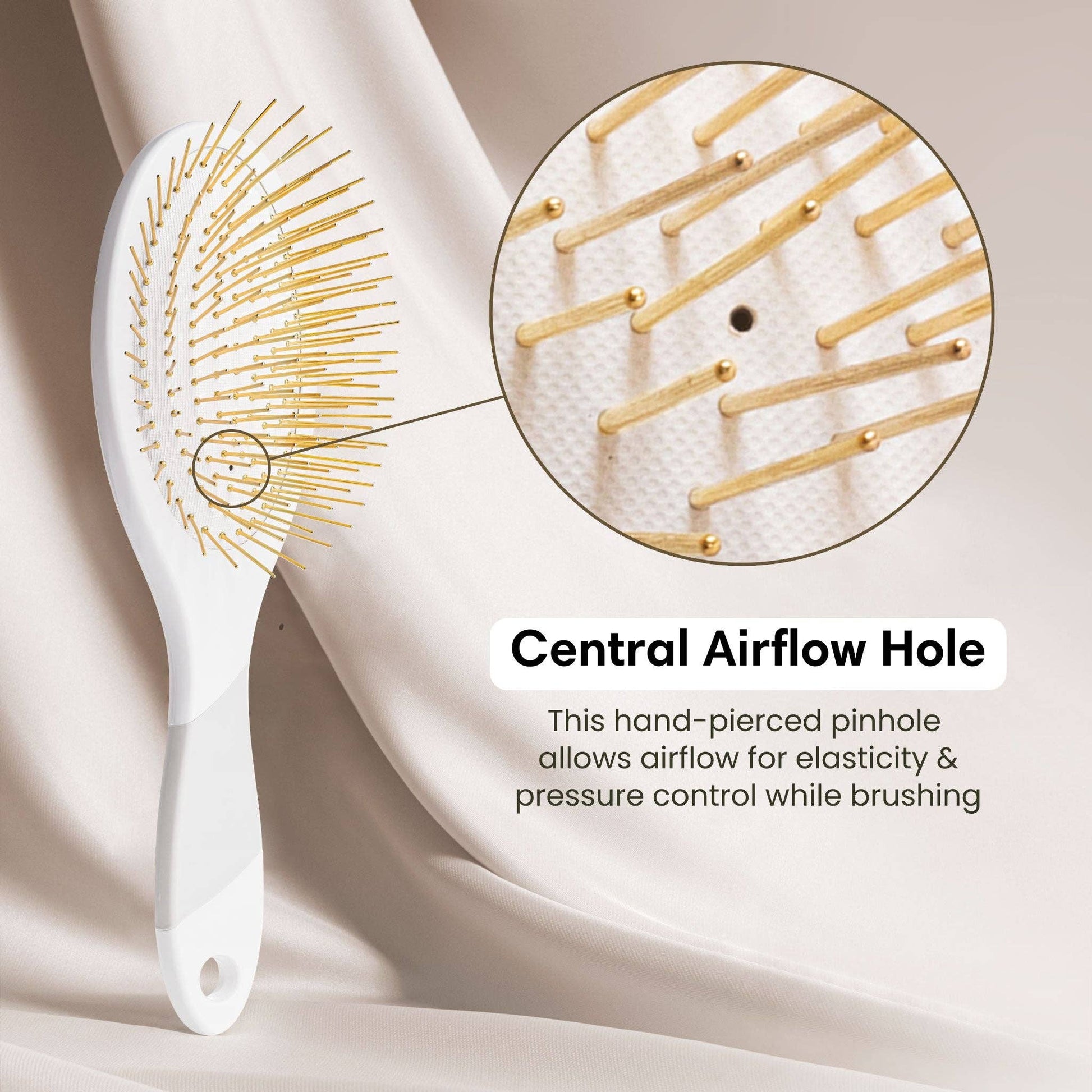 Gua Sha Hair & Scalp Brush: Black Edition Snow Fox Skincare